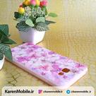 قاب گوشی موبایل SAMSUNG A7 2017 / A720 طرح گل تیره و روشن رنگ صورتی