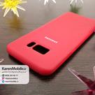 قاب گوشی موبایل SAMSUNG Galaxy S8 Plus سیلیکونی Silicone Case رنگ قرمز مات