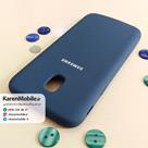 قاب گوشی موبایل SAMSUNG J3 Pro 2017 / J330 سیلیکونی Silicone Case رنگ آبی نفتی تیره