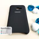 قاب گوشی موبایل SAMSUNG A3 2017 / A320 سیلیکونی Silicone Case رنگ زغال سنگی