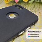 قاب گوشی موبایل iPhone 7 مدل مخملی ساده Slim رنگ مشکی