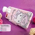 قاب گوشی موبایل iPhone 7 طرح Hello Kitty عروسک دار رنگ صورتی