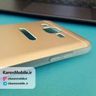 قاب گوشی موبایل SAMSUNG J7 2015 برند ROCK مدل بامپر ژله ای پشت آلومینیومی رنگ طلایی