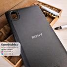 قاب گوشی موبایل Sony Xperia L1 مدل پشت چرم طرح دور دوخت رنگ مشکی