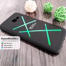 قاب گوشی موبایل SAMSUNG A7 2017 / A720 برند Cococ طرح لیزری خطی سبز رنگ مشکی