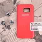 قاب گوشی موبایل SAMSUNG Galaxy S7 طرح چرم مصنوعی رنگ قرمز