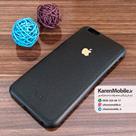 قاب گوشی آیفون iPhone 6 Plus برند NOBEL مدل پشت چرم طرح دور دوخت رنگ مشکی