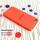 قاب گوشی موبایل iPhone 6/6s سیلیکونی اصلی Silicone Case رنگ گلی