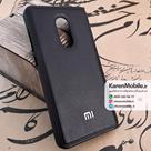 قاب گوشی موبایل Xiaomi Redmi Note 4 / Note 4X مدل پشت چرم طرح دور دوخت رنگ مشکی