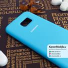 قاب گوشی موبایل SAMSUNG Galaxy S7 Edge سیلیکونی Silicone Case رنگ آبی آسمانی