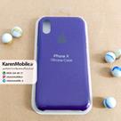 قاب گوشی موبایل iPhone X سیلیکونی اصلی Silicone Case رنگ بنفش