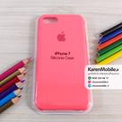 قاب گوشی موبایل iPhone 7 سیلیکونی اصلی Silicone Case رنگ نارنجی فسفری