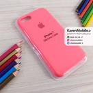 قاب گوشی موبایل iPhone 7 سیلیکونی اصلی Silicone Case رنگ نارنجی فسفری