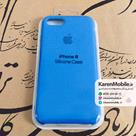 قاب گوشی موبایل iPhone 8 سیلیکونی اصلی Silicone Case رنگ آبی 