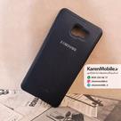 قاب گوشی موبایل SAMSUNG Galaxy C9 Pro برند NOBEL مدل پشت چرم طرح دور دوخت رنگ مشکی 
