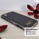 قاب گوشی موبایل SAMSUNG J7 2015 برند Dekkin مدل پشت چرم رنگ مشکی 