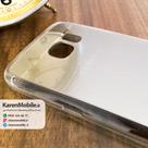 قاب گوشی موبایل SAMSUNG Galaxy S7 طرح متال بامپر ژله ای شفاف رنگ نقره ای