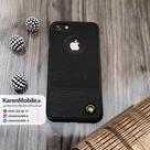 قاب گوشی موبایل iPhone 7 برند SANTA BARBARA طرح حصیری سنگی رنگ مشکی 