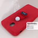 قاب گوشی موبایل SAMSUNG J7 Pro / J730 مدل زمستانی کلاهدار رنگ قرمز