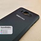 قاب گوشی موبایل SAMSUNG J7 2016 / J710 مدل پشت چرم طرح دور دوخت رنگ مشکی