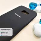 قاب گوشی موبایل SAMSUNG A3 2017 / A320 سیلیکونی Silicone Case رنگ زغال سنگی