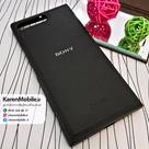 قاب گوشی موبایل Sony Xperia XZ Premium مدل پشت چرم طرح دور دوخت رنگ مشکی