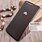 قاب گوشی موبایل Huawei P10 مدل پشت چرم طرح دور دوخت رنگ مشکی