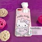 قاب گوشی موبایل iPhone 7 طرح Hello Kitty عروسک دار رنگ صورتی