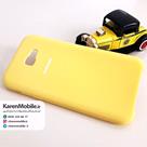 قاب گوشی موبایل SAMSUNG A7 2017 / A720 سیلیکونی Silicone Case رنگ زرد