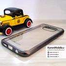قاب گوشی موبایل SAMSUNG Galaxy S7 برند ROCK مدل ژله ای شفاف بامپر رنگ زغال سنگی