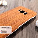 قاب گوشی موبایل SAMSUNG Galaxy S8 برند ROCK مدل طرح چوب رنگ قهوه ای