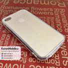 قاب گوشی موبایل iPhone 4/4s طرح متال بامپر ژله ای شفاف رنگ طلایی