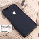 قاب گوشی آیفون iPhone 6/6s مدل پشت چرم طرح دور دوخت رنگ مشکی