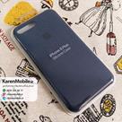 قاب گوشی موبایل iPhone 8 Plus سیلیکونی اصلی Silicone Case رنگ سورمه ای مات