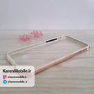 بامپر محافظ گوشی iPhone 6/6s برند PERFECT طرح ژلاتین دار رنگ رزگلد نقره ای