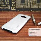 قاب گوشی موبایل SAMSUNG  Galaxy S7 Edge برند motomo مدل لیزری رنگ نقره ای