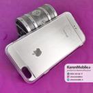 قاب گوشی موبایل iPhone 6/6s طرح متال بامپر ژله ای شفاف رنگ نقره ای