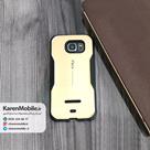 قاب گوشی موبایل SAMSUNG S6 برند iFace رنگ مشکی طلایی