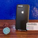 قاب گوشی آیفون iPhone 7 Plus برند Back Cover مدل پشت چرم طرح دور دوخت رنگ مشکی