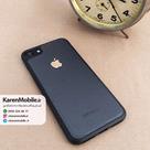 قاب گوشی آیفون iPhone 7 برند NOBEL مدل پشت چرم طرح دور دوخت رنگ خاکستری