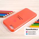 قاب گوشی موبایل iPhone 7 سیلیکونی اصلی Silicone Case رنگ گلی