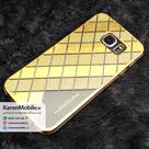 قاب گوشی موبایل SAMSUNG Galaxy S6 Edge برند motomo طرح لاکچری مدل ژله ای رنگ طلایی