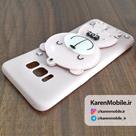 قاب گوشی موبایل SAMSUNG Galaxy S8 مدل خرسی آینه دار رنگ صورتی