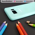 قاب گوشی موبایل SAMSUNG Galaxy S8 سیلیکونی Silicone Case رنگ سبزآبی