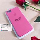 قاب گوشی موبایل iPhone 5/5s/SE سیلیکونی اصلی Silicone Case رنگ گلبهی تیره