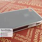 قاب گوشی موبایل iPhone 4/4s طرح متال بامپر ژله ای شفاف رنگ زغال سنگی