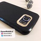 قاب گوشی موبایل SAMSUNG Galaxy S6 برند motomo مدل ژوئن رنگ مشکی طلایی