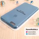 قاب گوشی موبایل iPhone 6 Plus سیلیکونی اصلی Silicone Case رنگ آبی نفتی روشن