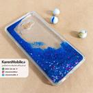 قاب گوشی موبایل SAMSUNG Galaxy C7 مدل آکواریومی شنی رنگ آبی لاجوردی