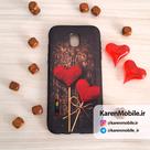 قاب گوشی موبایل SAMSUNG J5 Pro / J530 برند اسپارگل کیبورد طرح Heart رنگ مشکی